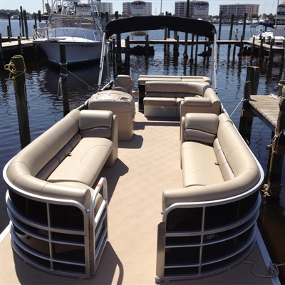 22ft ALUMINUM Welded Sport Series Pontoon Bow Boats