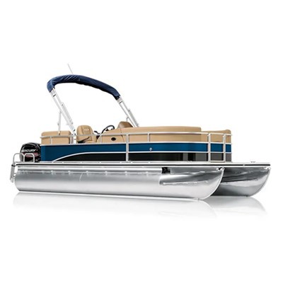 27ft Aluminum Pontoon Boat with Large Storage for Family